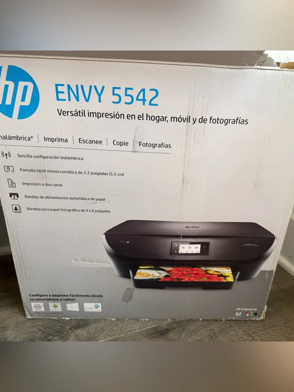 NEW HP ENVY 5542 Wireless All-in-One Printer Scanner Copier Photo Printer NIB